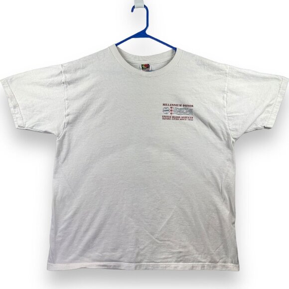 2000 United Blood Service Team T-Shirt Men's Size XL Donor Medical Nurse Grunge - Picture 2 of 10